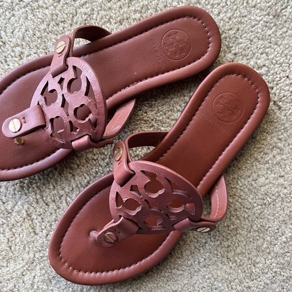 Tory Burch Miller Sandal in Vintage Vachetta - Picture 3 of 5